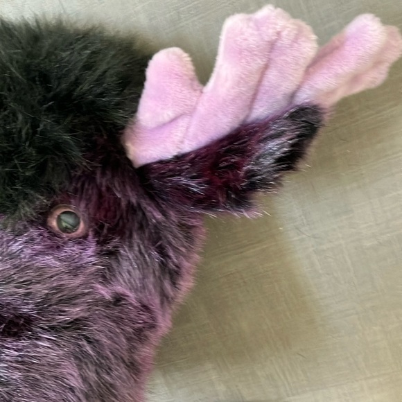 Plush Purple Moose Wall Decor - Picture 10 of 13